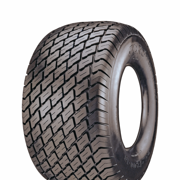 Durable turf tire for ZTR mowers and utility vehicles. The KENDA K506 offers superior grip with less turf damage and long tread life.