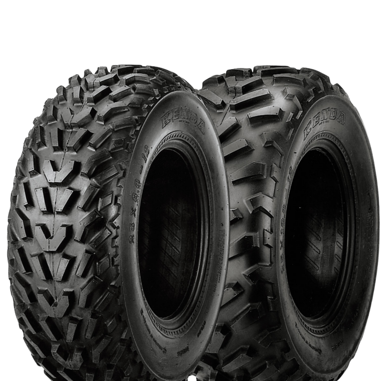 Packshots of the KENDA K530 Pathfinder front and rear tire